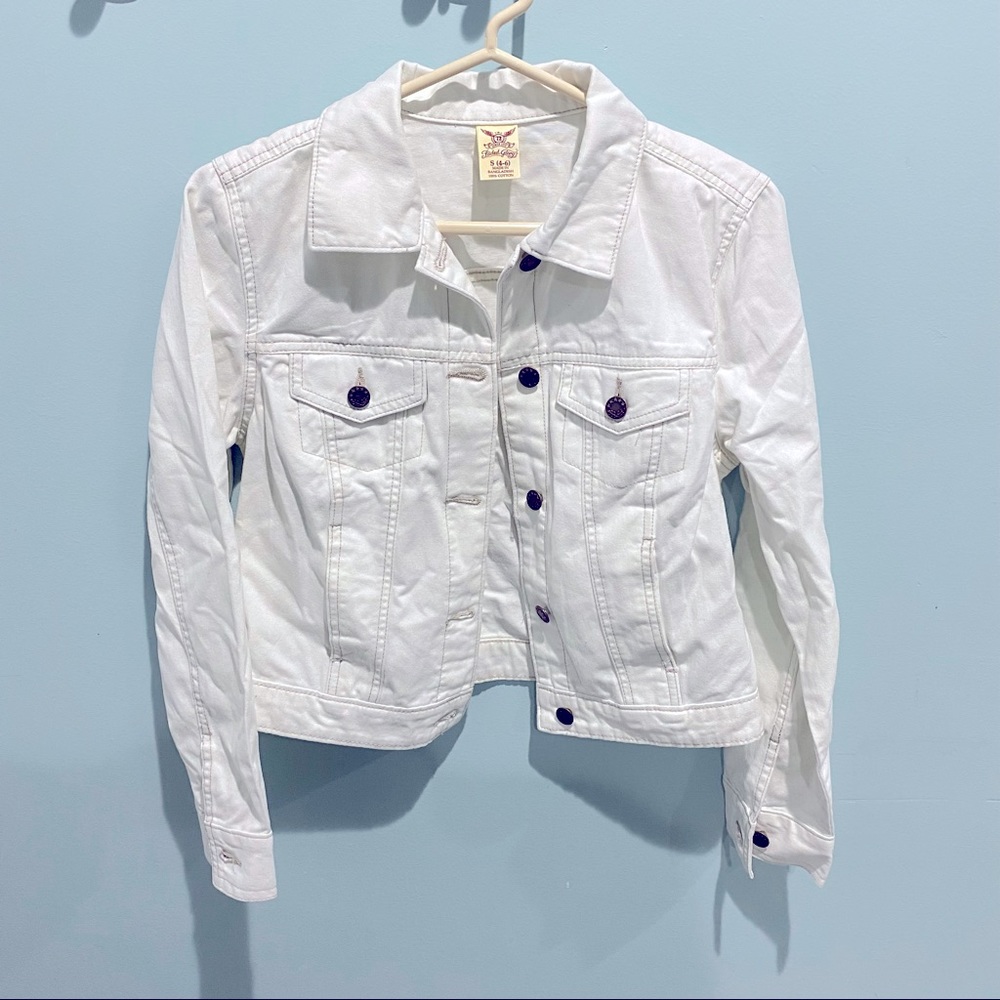 WHITE WOMEN DENIM JACKET